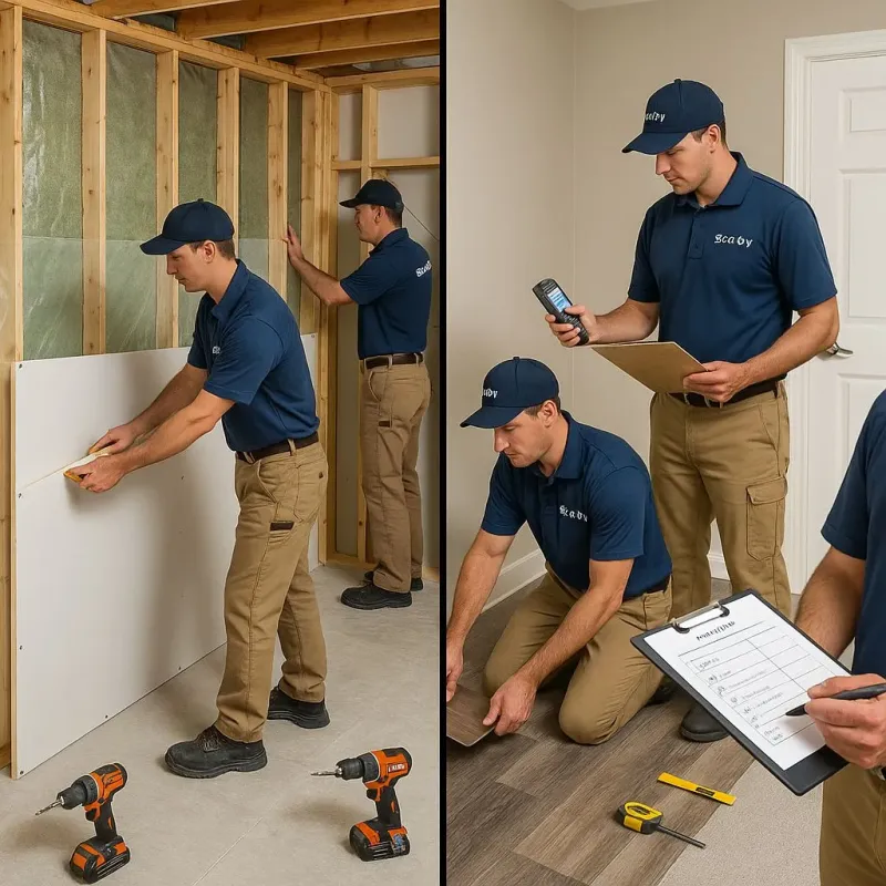 Repairs and Reconstruction process in New Waterford, OH