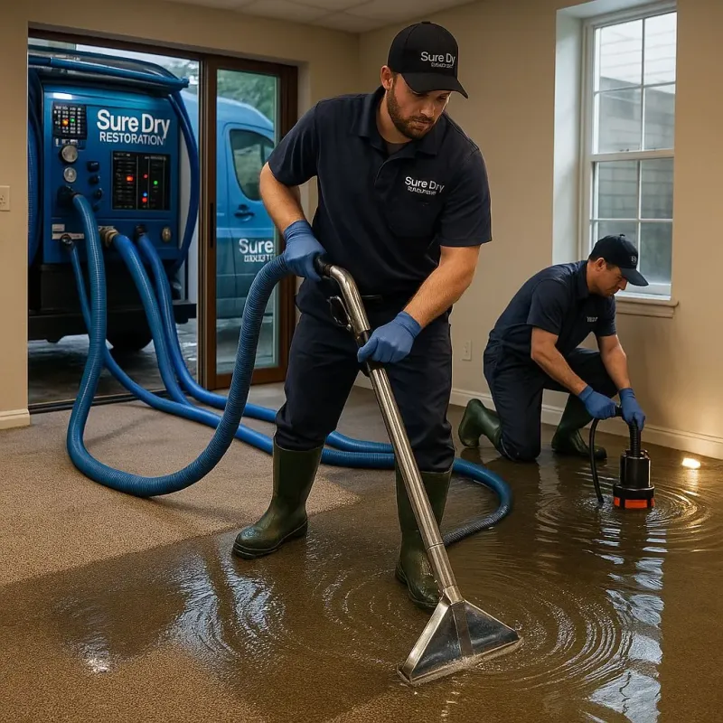 Water Extraction and Removal process in New Waterford, OH